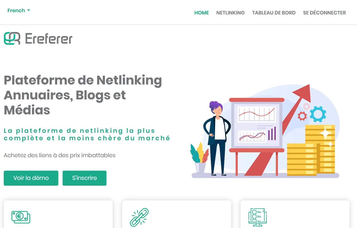 Ereferer avis​ : la plus grande plateforme de netlinking et la plus abordable