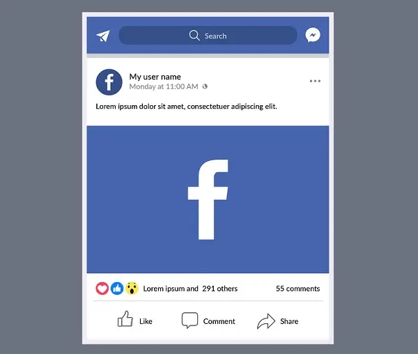 publication facebook