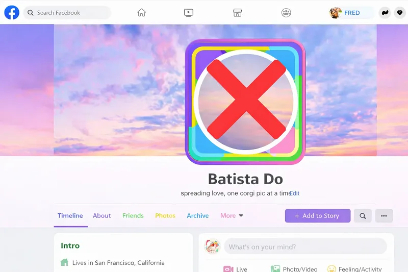 agrandir photo de profil fb impossible