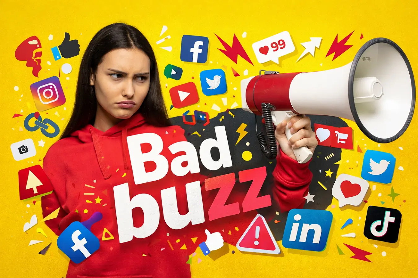 Bad buzz sur les réseaux sociaux