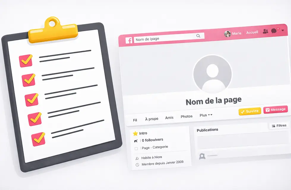 Prérequis avant de créer une page Facebook
