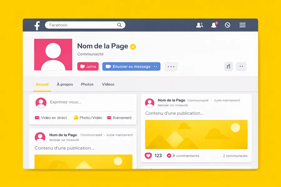 page Facebook administration