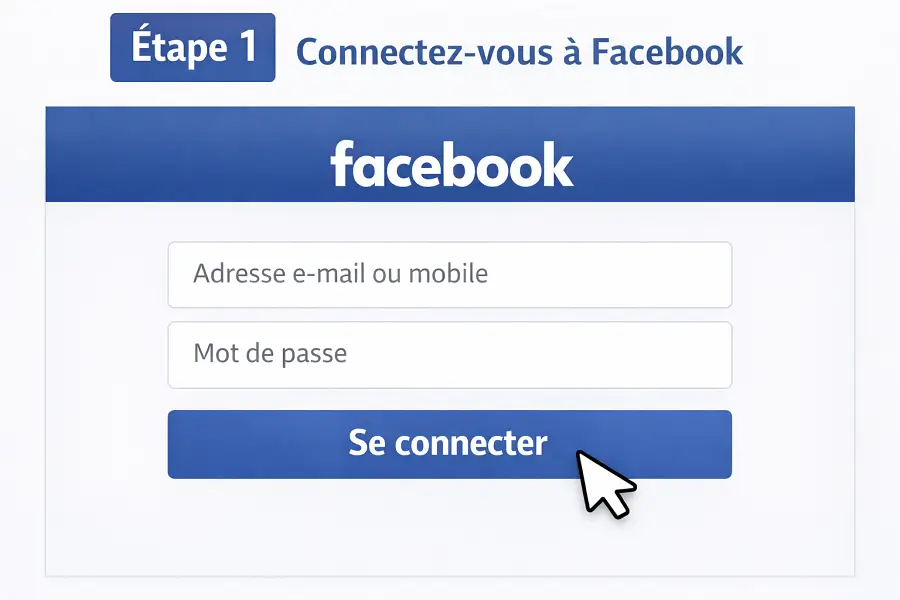 se connecter à facebook