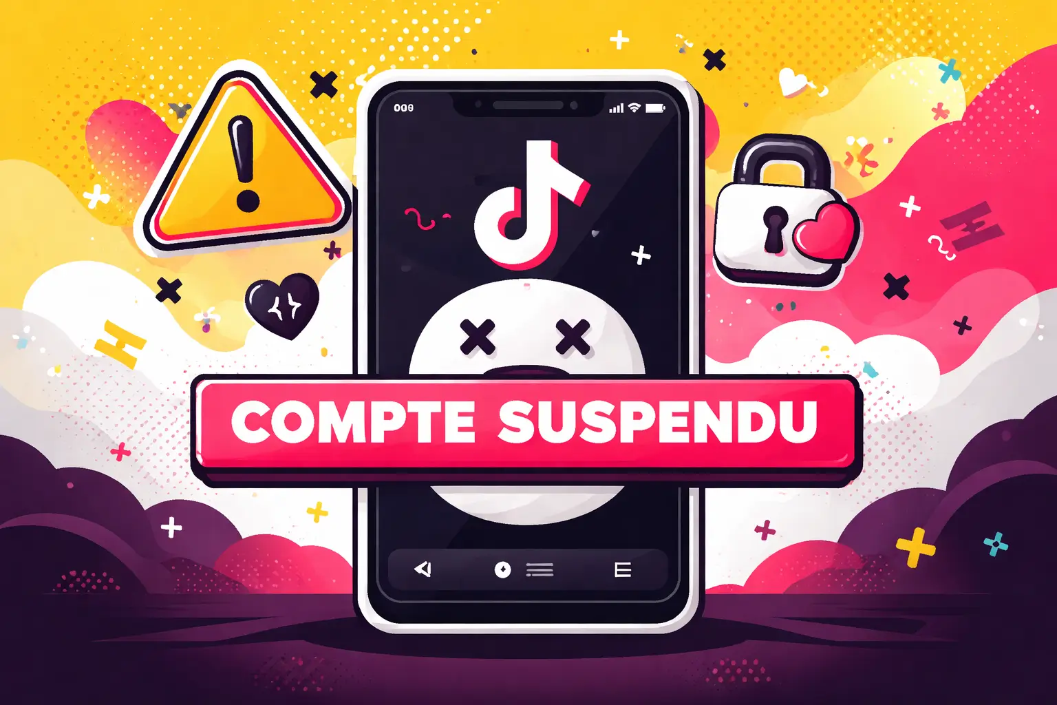 compte tiktok suspendu