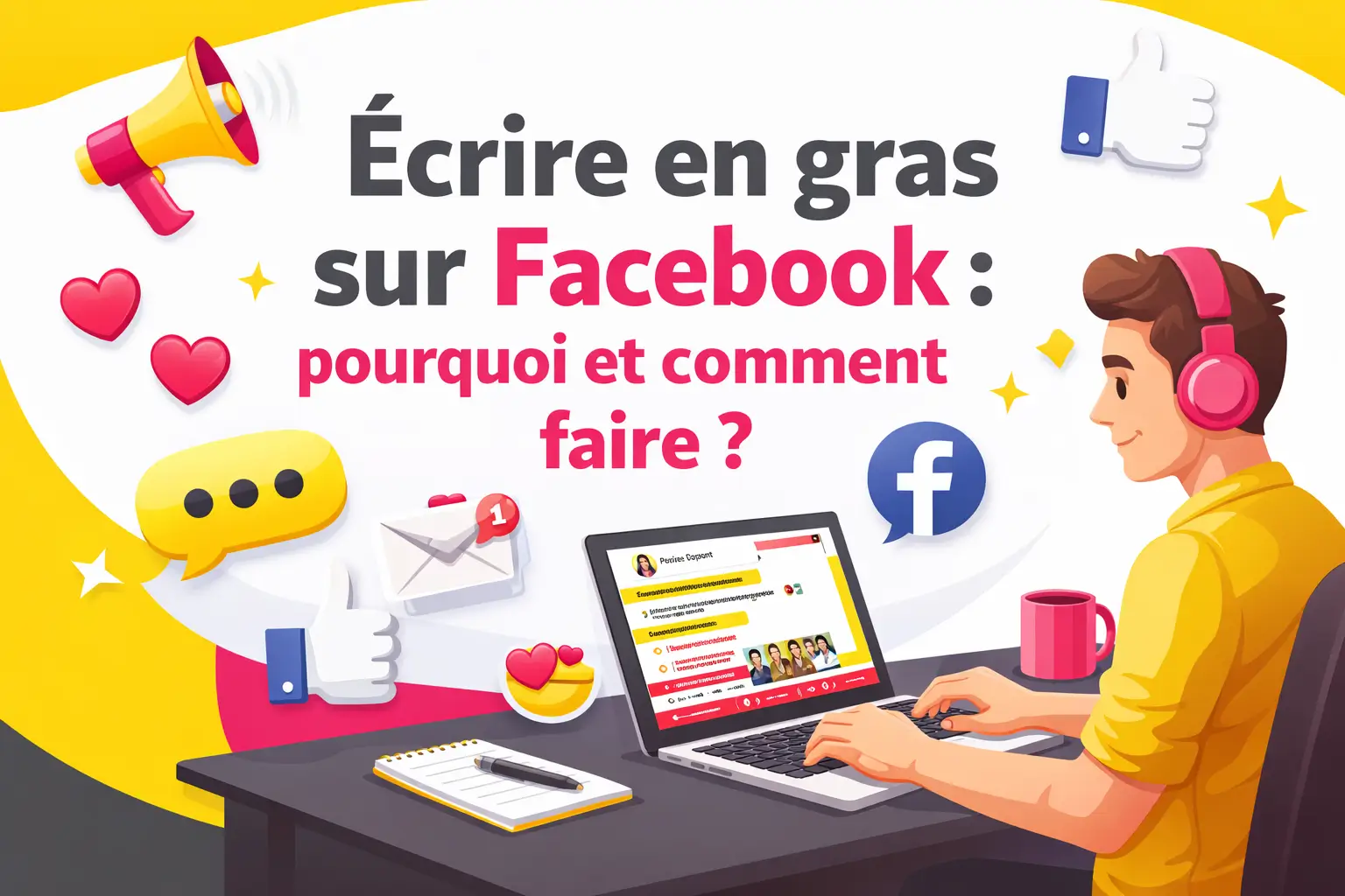 écrire en gras sur Facebook